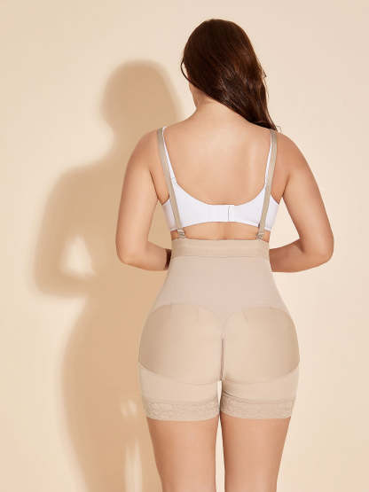 Faja Compression Open Bust Body Shapewear for Women Hourglass Curve - Tan