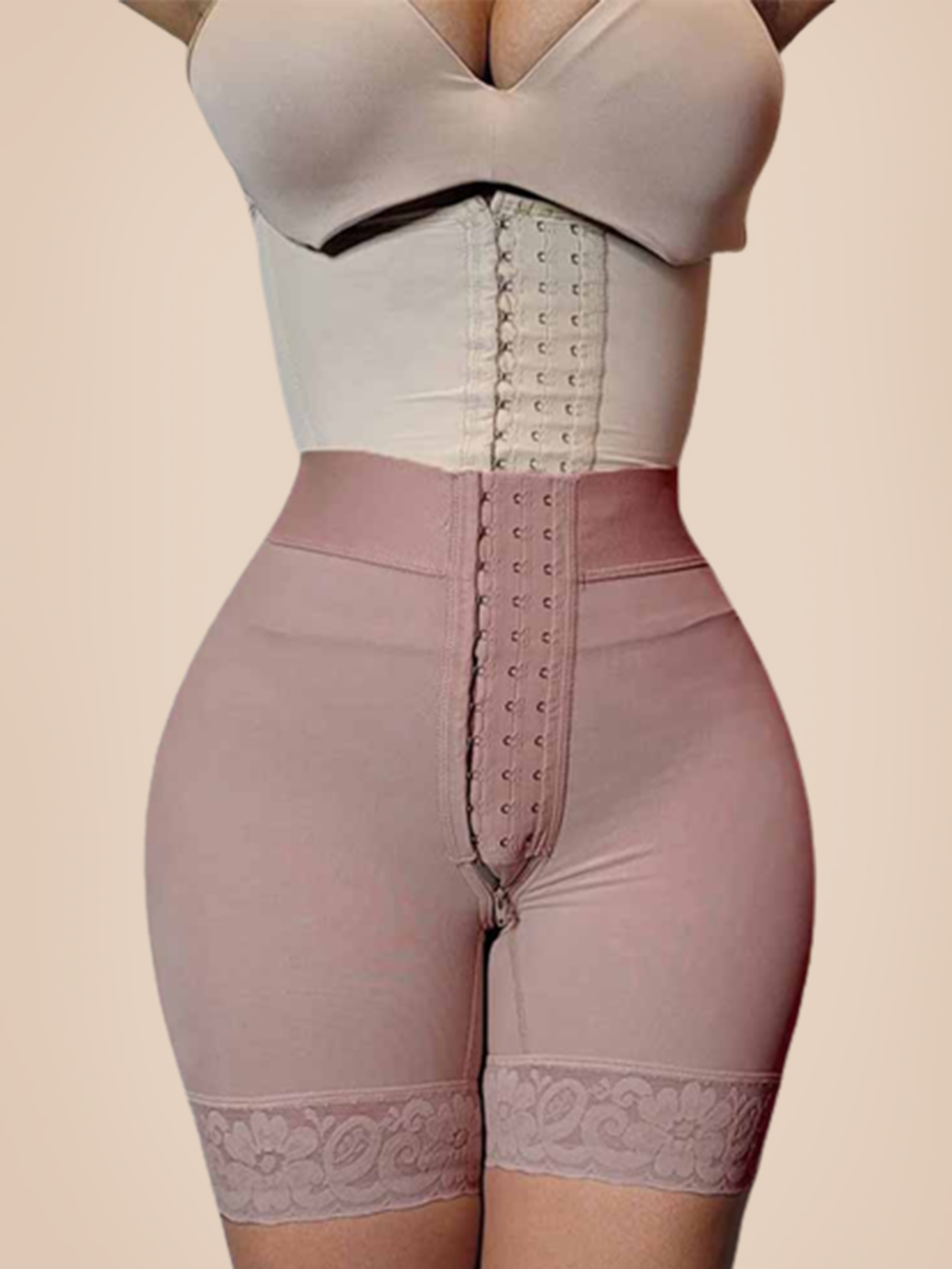 Butt Lifter Compression Garment Front Closure Tummy Control