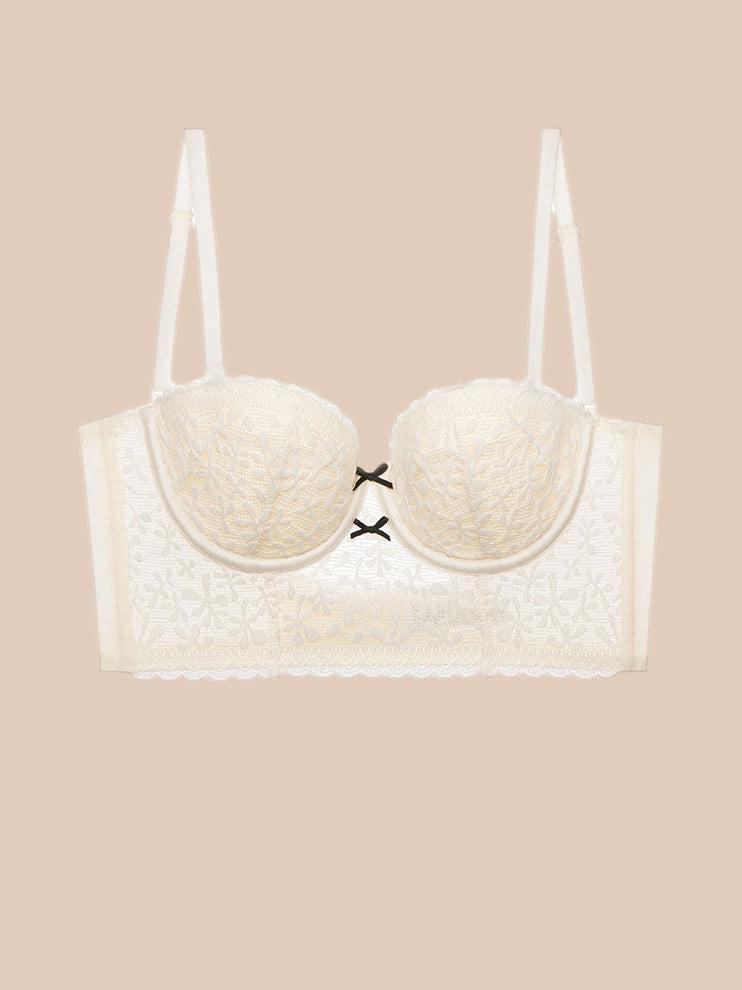 Thin French Lace Push Up Bra Set