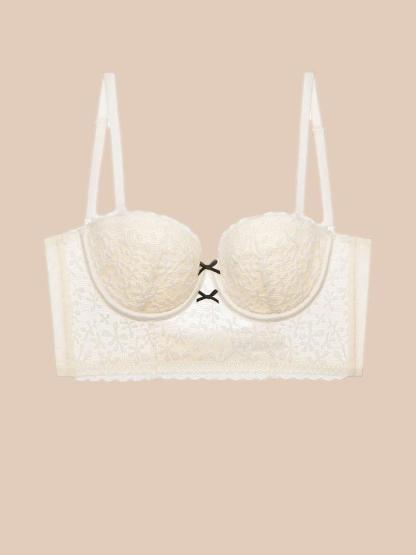 Thin French Lace Push Up Bra Set