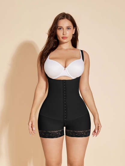 ChicCurve Tummy Control Hook-eye Closed Shapewear High Compression Body Shaper