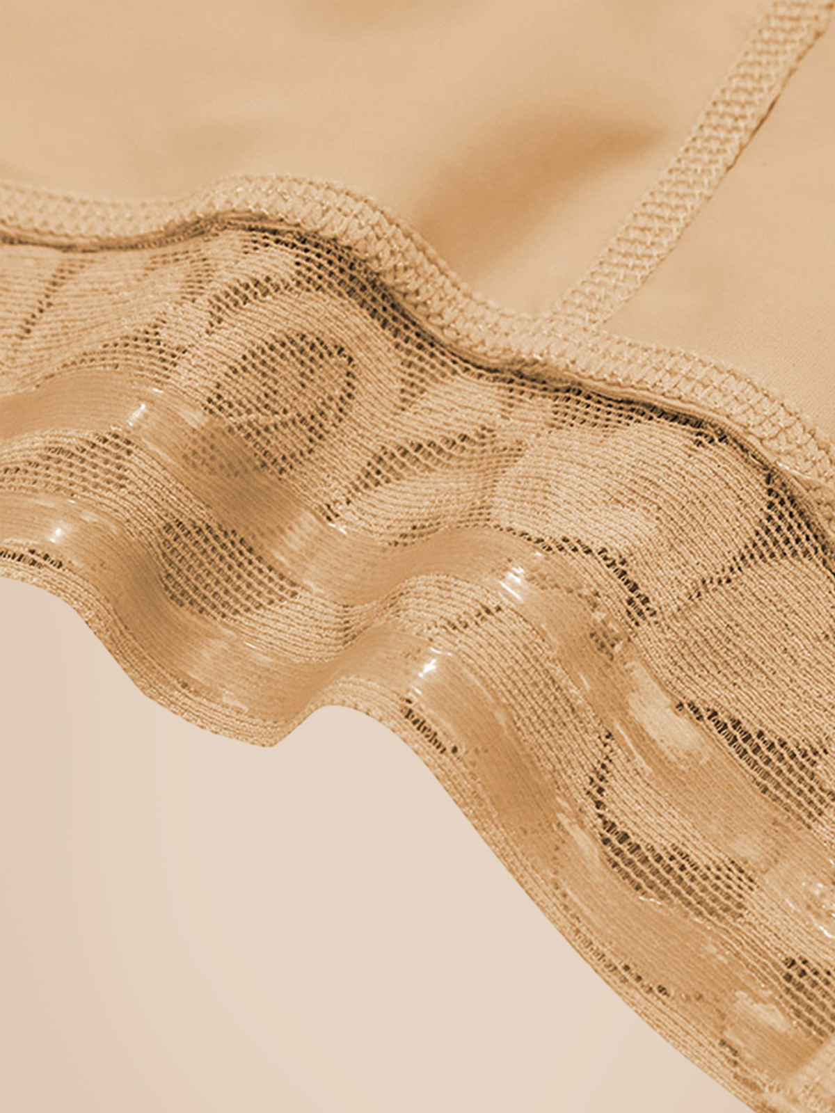 Mid-Waist Shaping Shorts Shapewear Panty With Anti-Rolling Lace Tummy Control Underwear For Women Butt Lifter