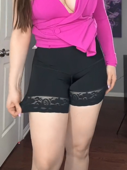 High waist Seamless butt lifting shorts