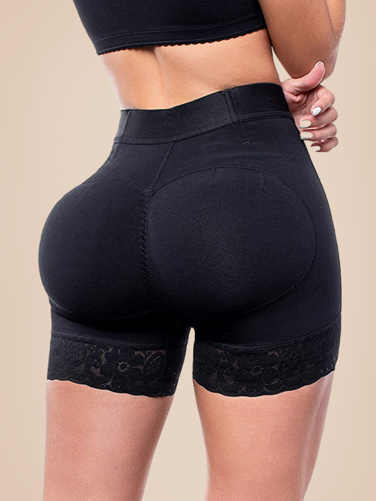 High Compression and Tail Lift Effect Breathable and Hypo-allergenic Fabric for Sensitive Skin