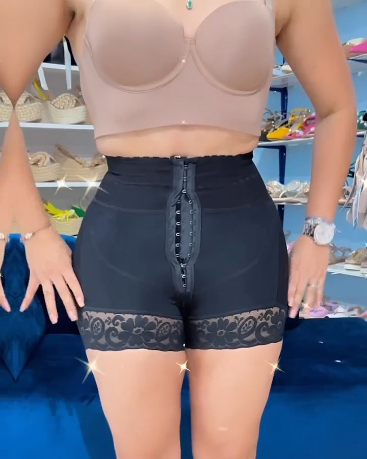 ChicCurve Women's Butt Lift Faja Short with Hooks