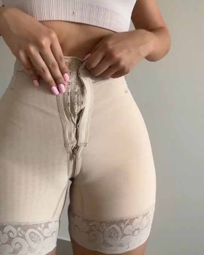 Lace High Waist Butt Lift Shaper Shorts
