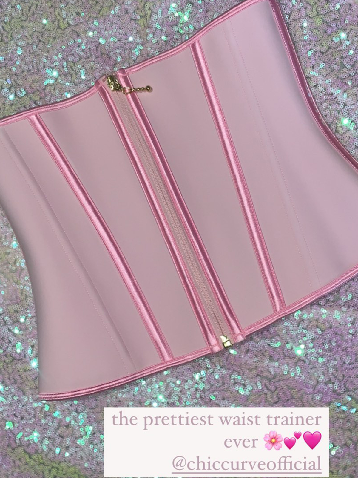 Extreme Waist Trainer Deluxe Rosé Ref10053