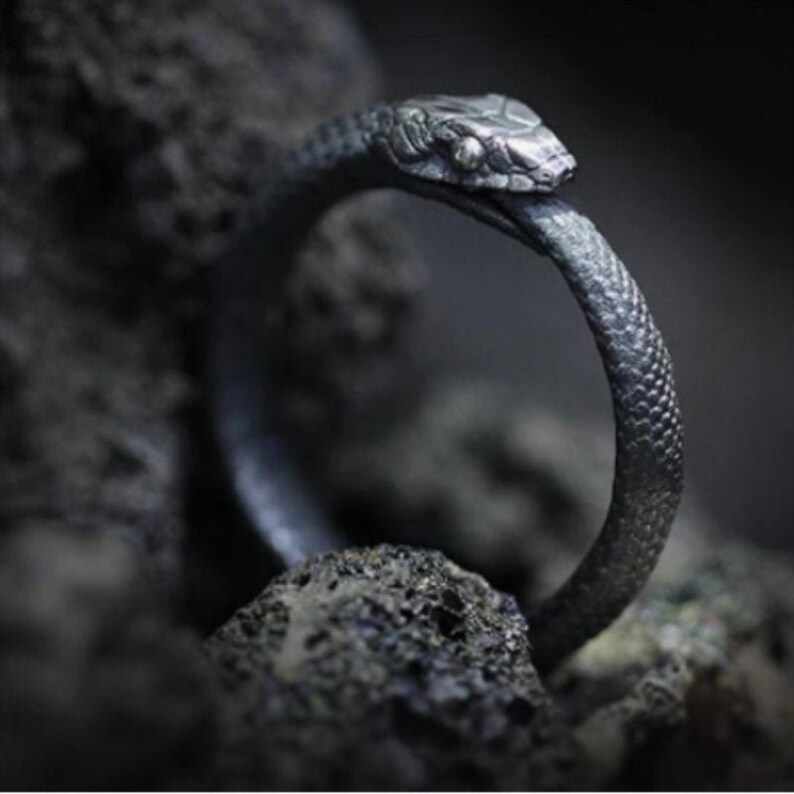 RUNIC FENRIR SNAKE RING