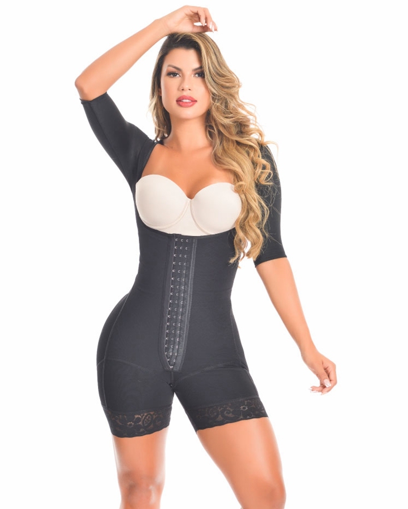 Long Sleeve Women Slimming Body Shaper Tummy Control Shapewear