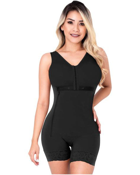 Women's Bodysuit Bodyshaper Side Zipper Adjustable Breast Support Tummy Control Shaperwear