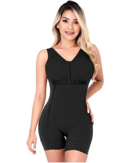 Women's Bodysuit Bodyshaper Side Zipper Adjustable Breast Support Tummy Control Shaperwear
