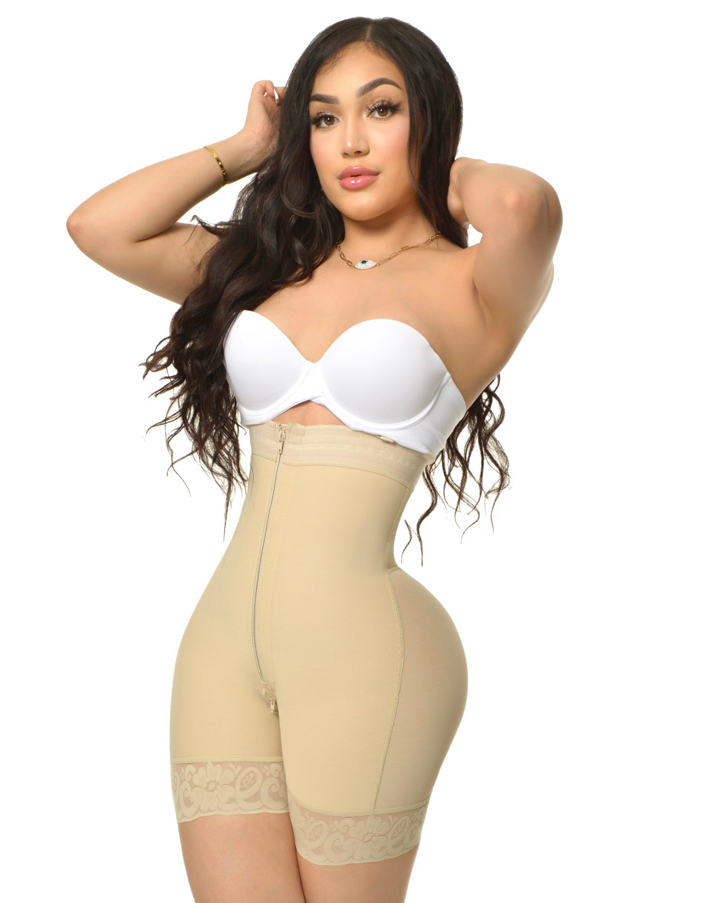 Womens Shapers Faja Postop Short With Bra 4 Hooks High Compression In Rose  Brown BBL Post Op Supplies Fajas Reductoras Y Modeladora From 27,26 €