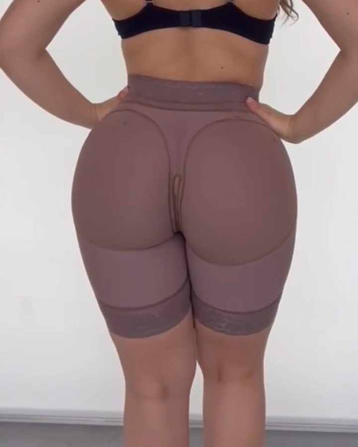 High-waisted Tummy Control Hip-lifting Shorts