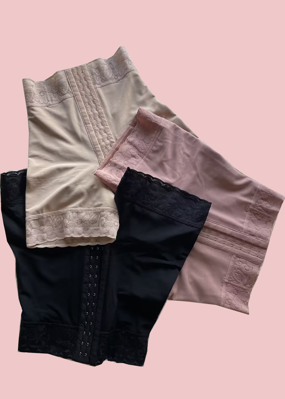 High Compression Garment Butt Lifter Control Panty with Hooks