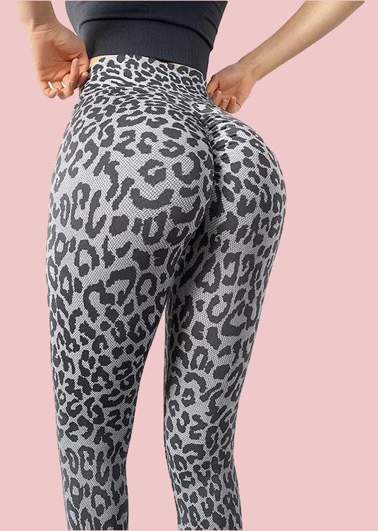 High waist peach hip lift yoga fitness pants