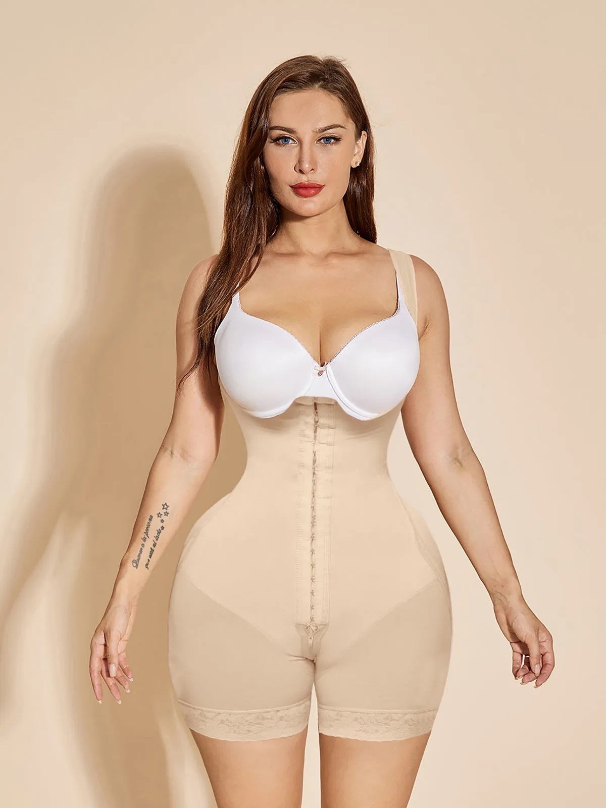 Skin Curvy Skin By Erika Vega High Waist Compression Slimmer Butt Lifter Shapewear Shorts