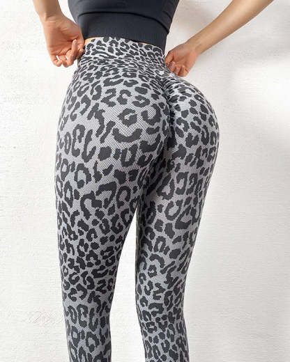 High waist peach hip lift yoga fitness pants