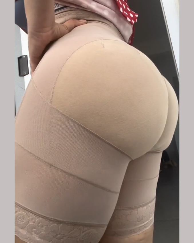Lace High Waist Butt Push up Daily Use Invisible Shaping Shorts