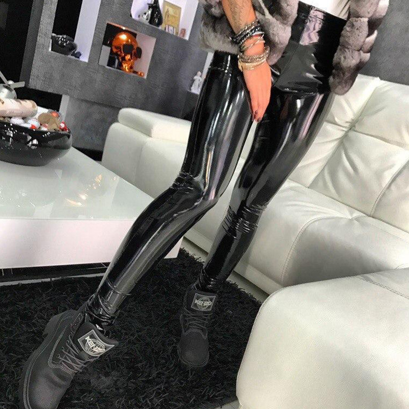 PU Laser Mirror Seven Color Sexy Leather Pants