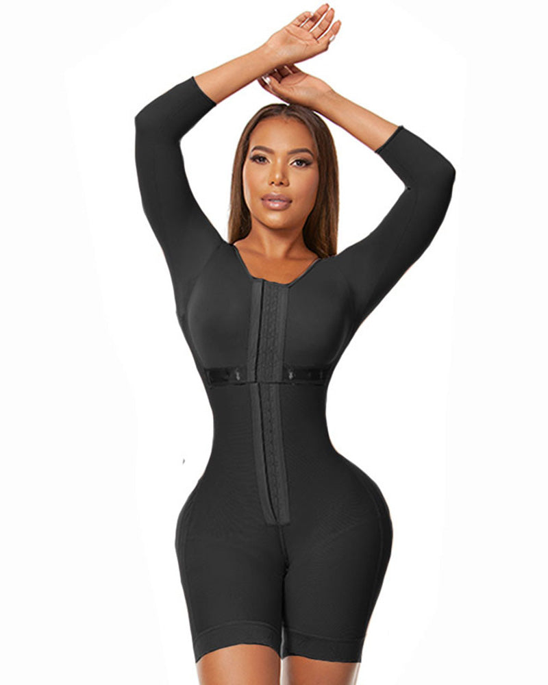 Full Body Shaping Bodysuits for Long Sleeve Compression Garments after Liposuction Postpartum Shapewear for Women