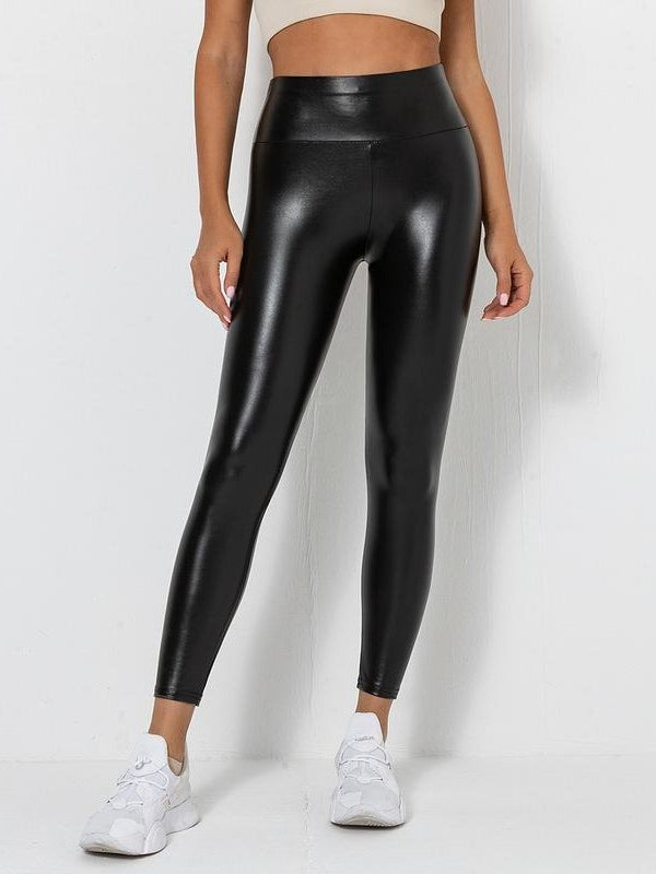 Zoom Female Scrunch Bum PU High-rise Leggings Female Scrunch Bum PU High-rise Leggings Female Scrunch Bum PU High-rise Leggings Female Scrunch Bu