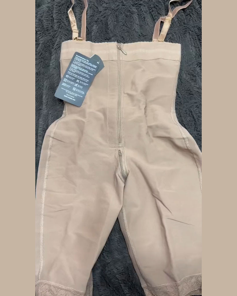 Zipper Mid-leg Shaper Pants