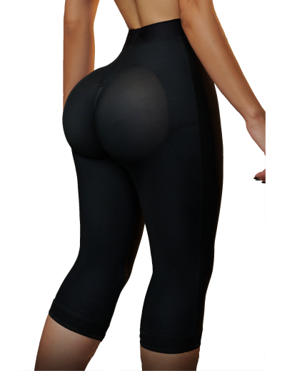 Invisible Mermaid Silhouette Short Regular Waist with Hooks - Knee-length Shapewear