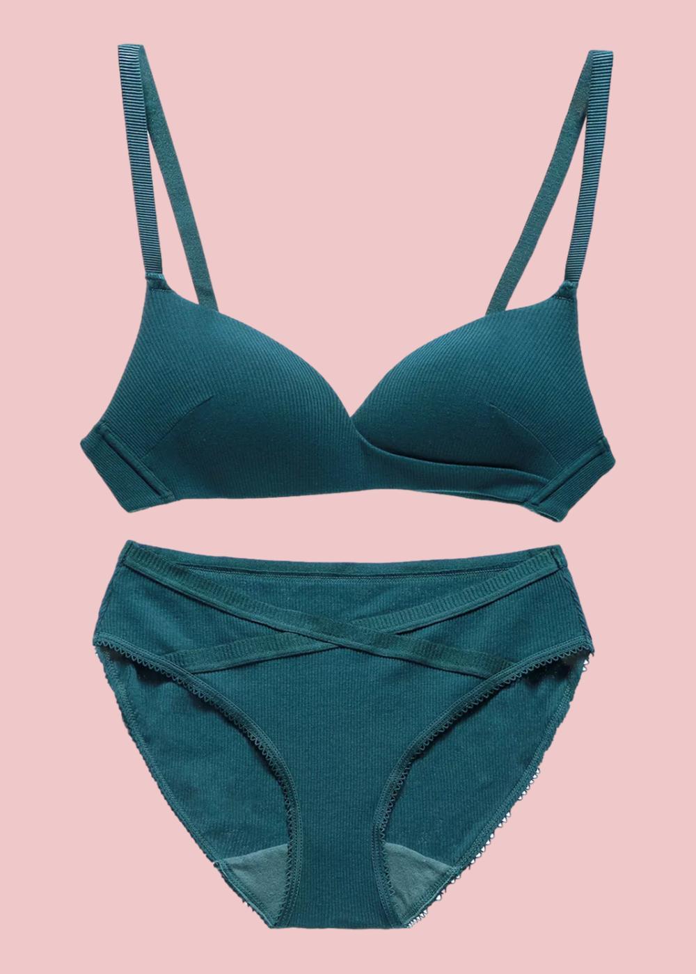 Summer new no steel ring thin suit modal cotton underwear