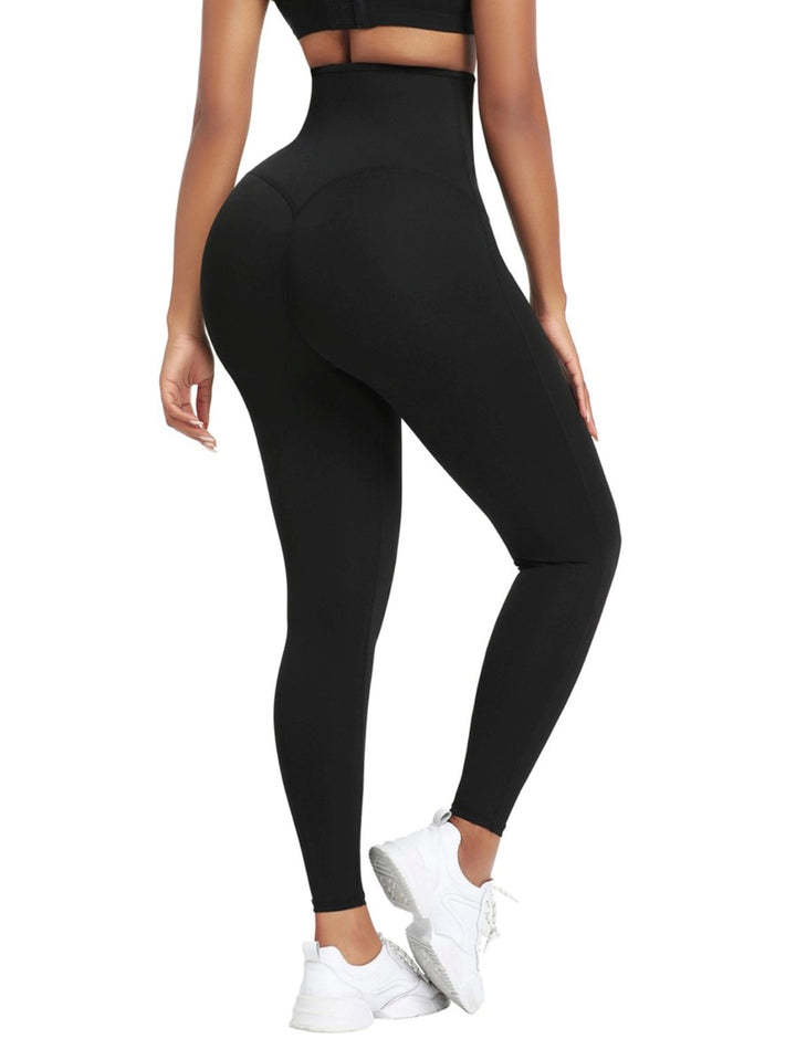 LEGGINGS WITH BLUE NEOPRENE TUMMY CONTROL