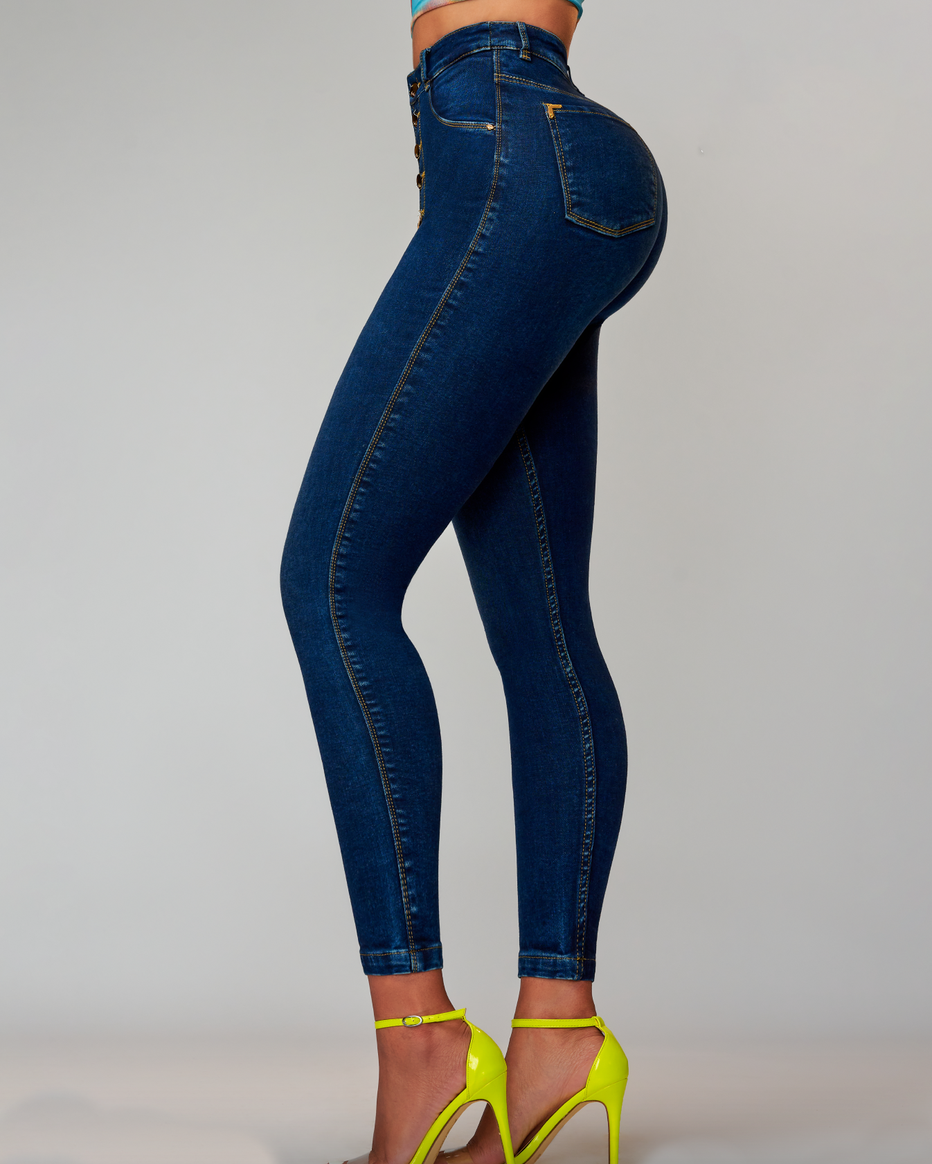 Push Up Jeans Glamour Glow