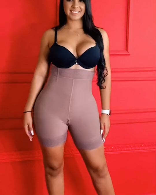 Women Butt Lifter (Crotch With Zipper) Seamless Slimming Shorts
