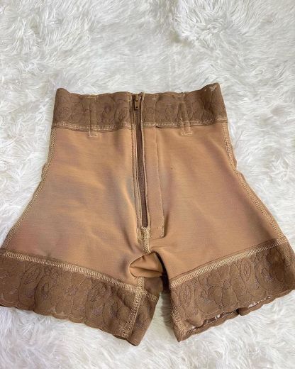 Lace Butt Lift Shaper Zipper Short