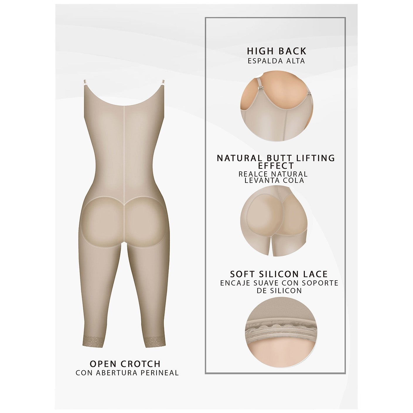 Post Surgery Postpartum Butt Lifter Full Bodysuit