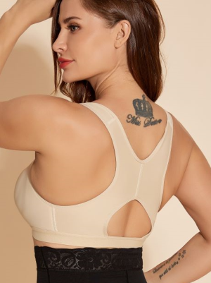 Sculpting Comfort Underwear With Hooks - Tan