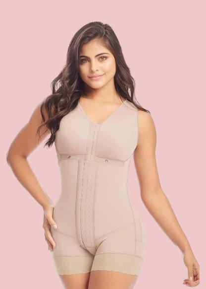 Shapewear For Women HOOK AND EYE CLOSURE Adjustable Breast Support Tummy Control Bodysuit Bodyshaper