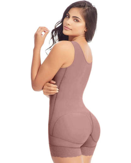 Shapewear For Women HOOK AND EYE CLOSURE Adjustable Breast Support Tummy Control Bodysuit Bodyshaper