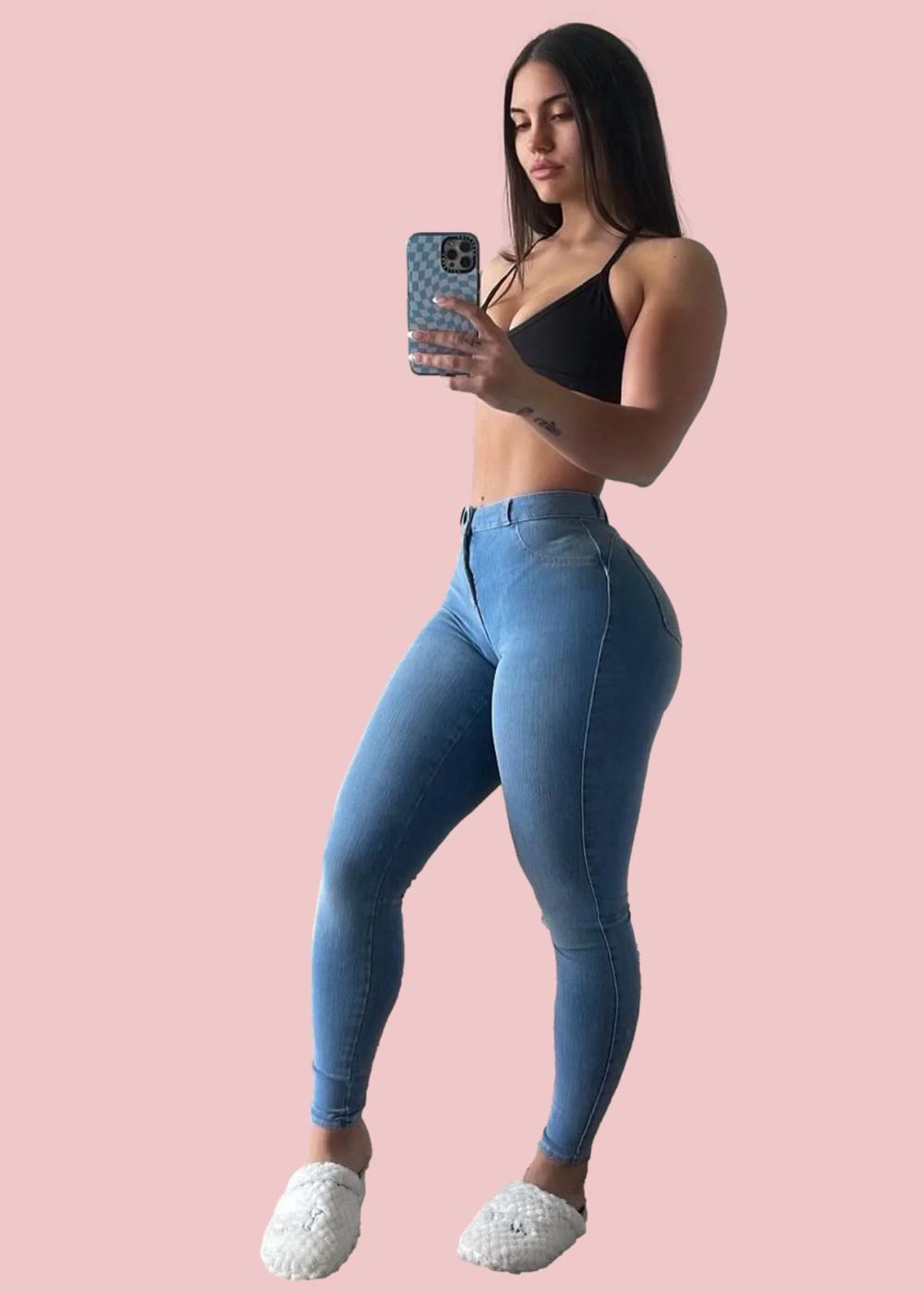 Fit High Waist Skinny Jeans
