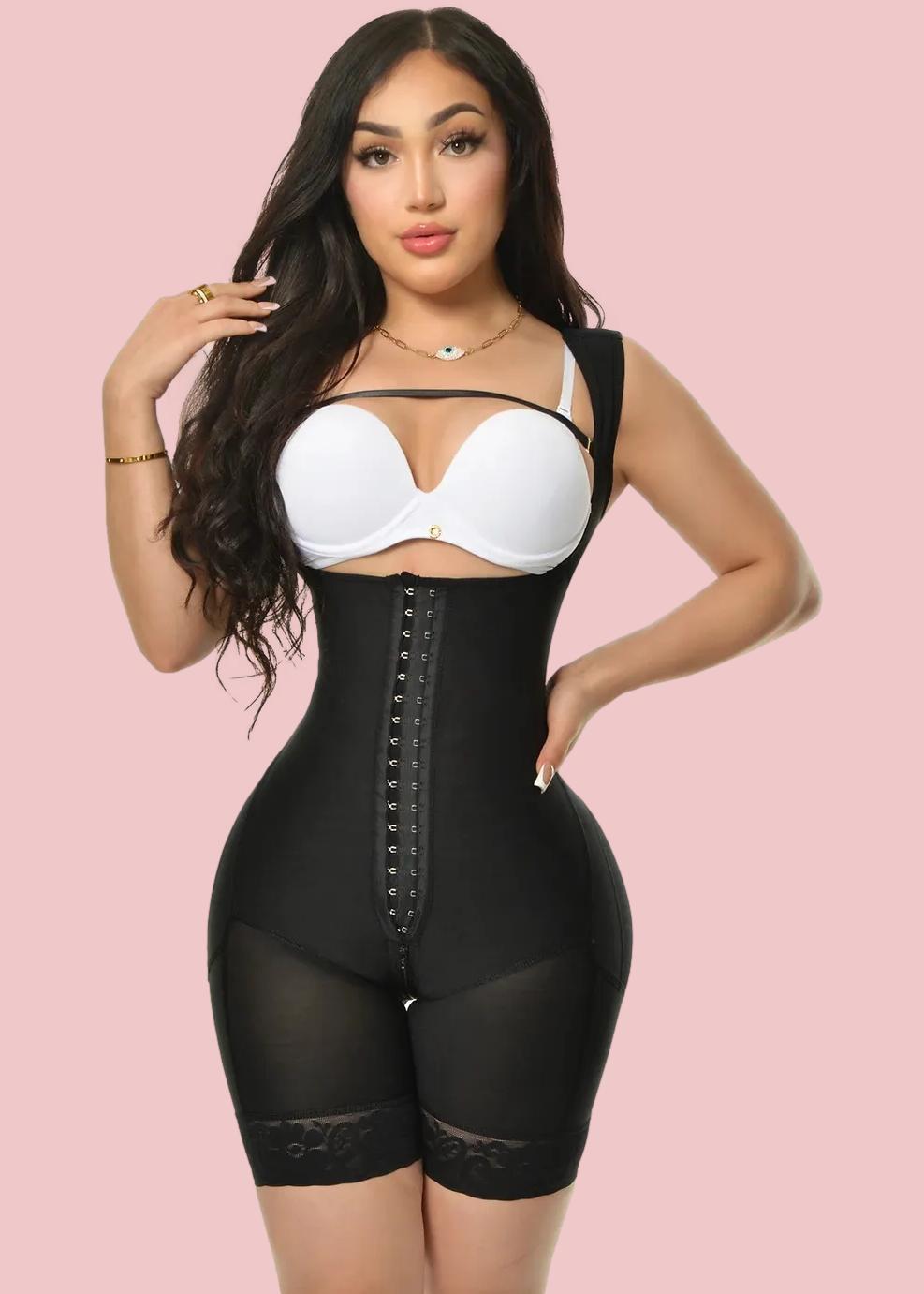 Buy SHAPSHE Shapewear for Women Tummy Control Fajas Colombianas Post  Surgery Compression Garment Butt Lifter Body Shaper, Black, Small at