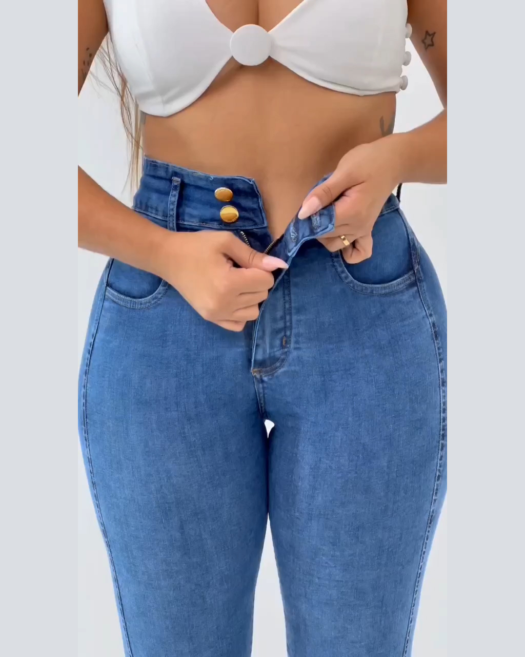 High Rise Skinny Jeans