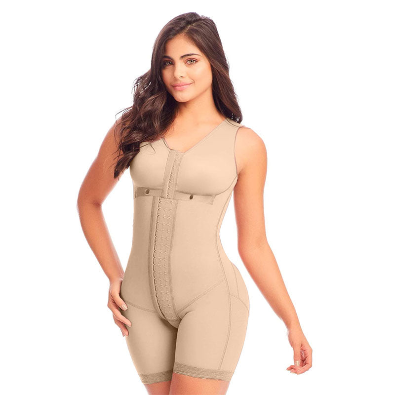 Shapewear For Women HOOK AND EYE CLOSURE Adjustable Breast Support Tummy Control Bodysuit Bodyshaper