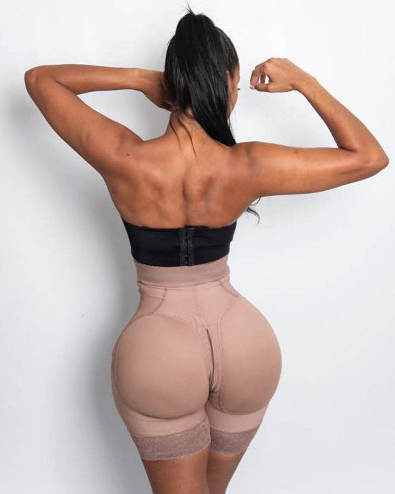 High Compression BBL Postpartum Butt lifter Seamless Hip Enhancer Shorts