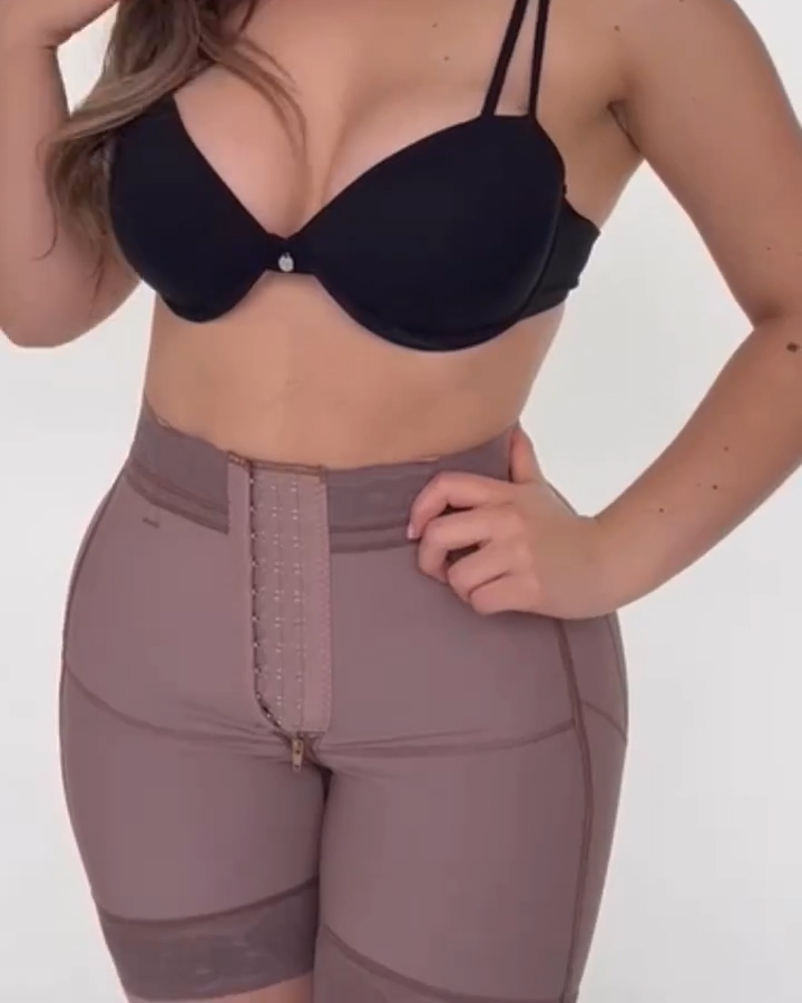 High-waisted Tummy Control Hip-lifting Shorts