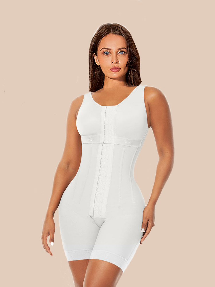 Women's Chest-Packed Body Shaper Postpartum Fajas Colombianas