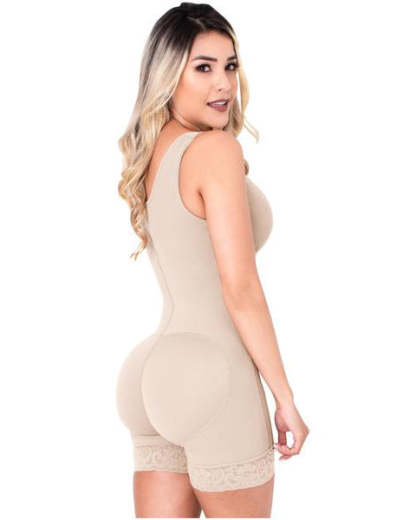 Women's Bodysuit Bodyshaper Side Zipper Adjustable Breast Support Tummy Control Shaperwear