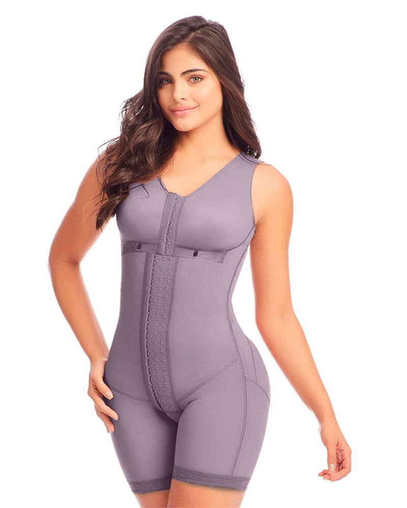 Shapewear For Women HOOK AND EYE CLOSURE Adjustable Breast Support Tummy Control Bodysuit Bodyshaper