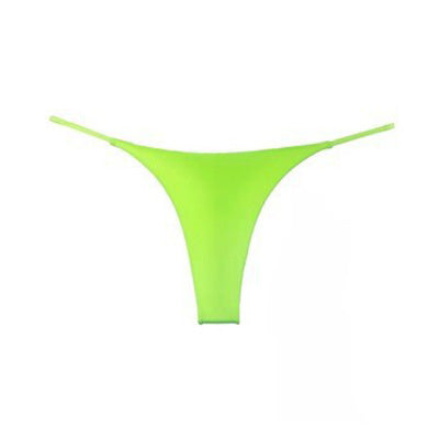 Female Solid Color T-back Thong
