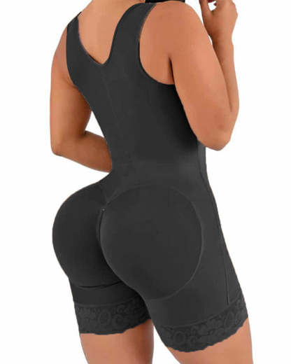High compression Short Girdle With Brooches Bust Girdle With Bust For Daily And Post-surgical Use