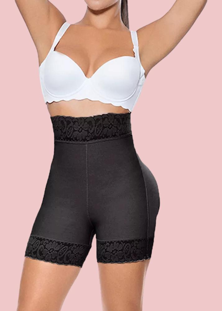 Women Butt Lifter High Waist Hip Enhancer Pads Underwear Shapewear Lace Padded Control Panties