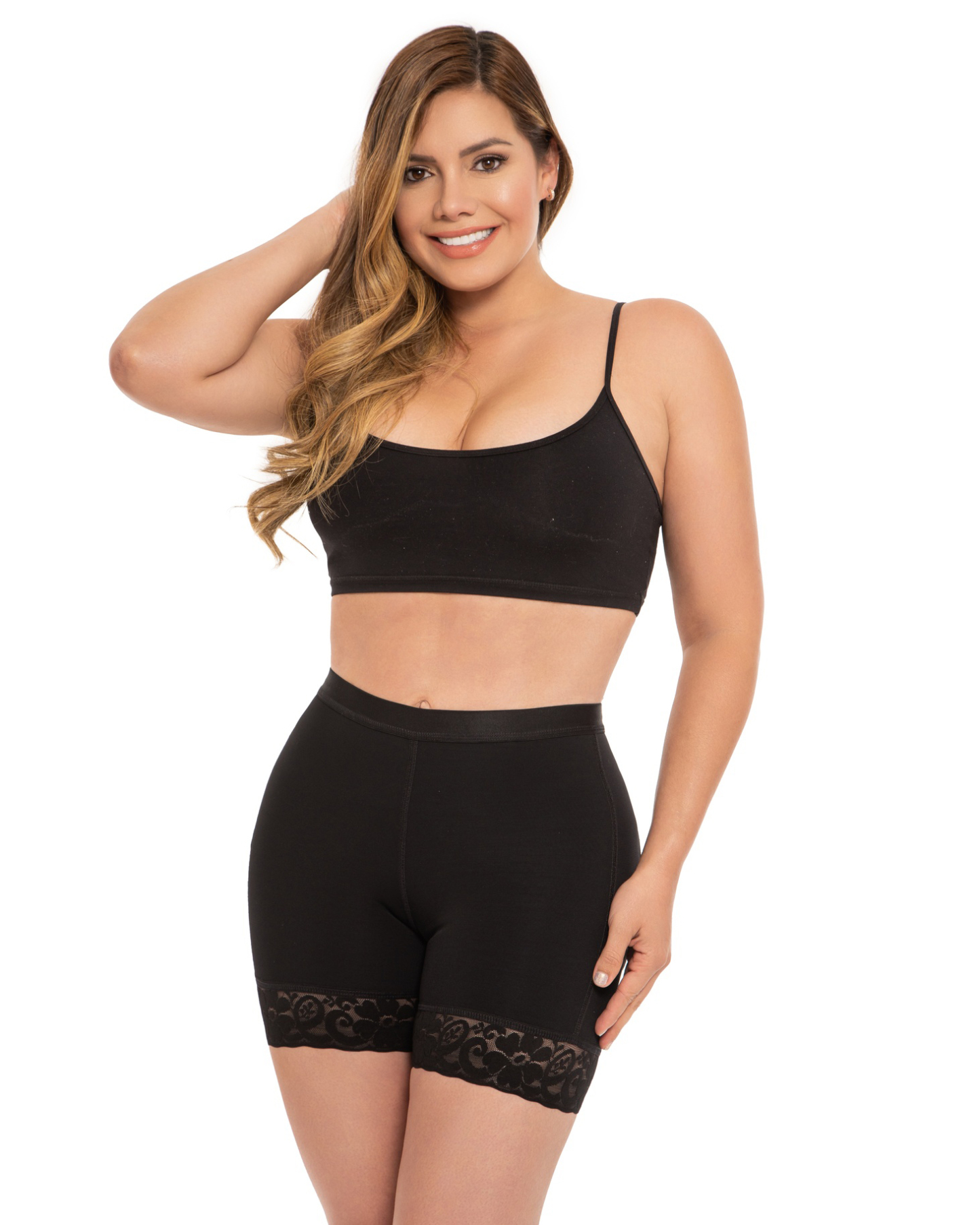 Low waist seamless hip lift shorts