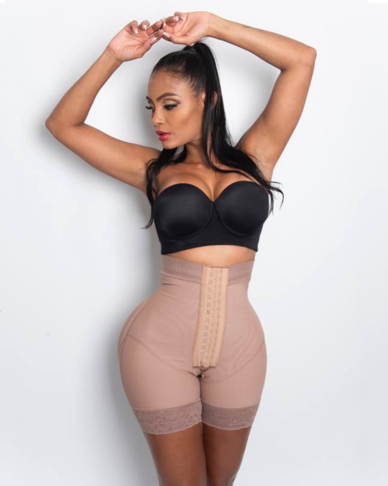 High Compression BBL Postpartum Butt lifter Seamless Hip Enhancer Shorts